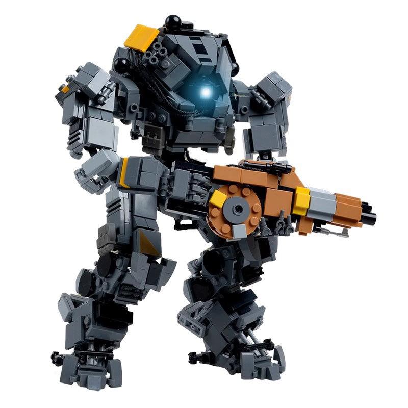 Строительный блок M, совместимый с Lego, Ионный Титан, Креативный детский строительный блок-монстр, Игрушка, Сборная модель, Украшение