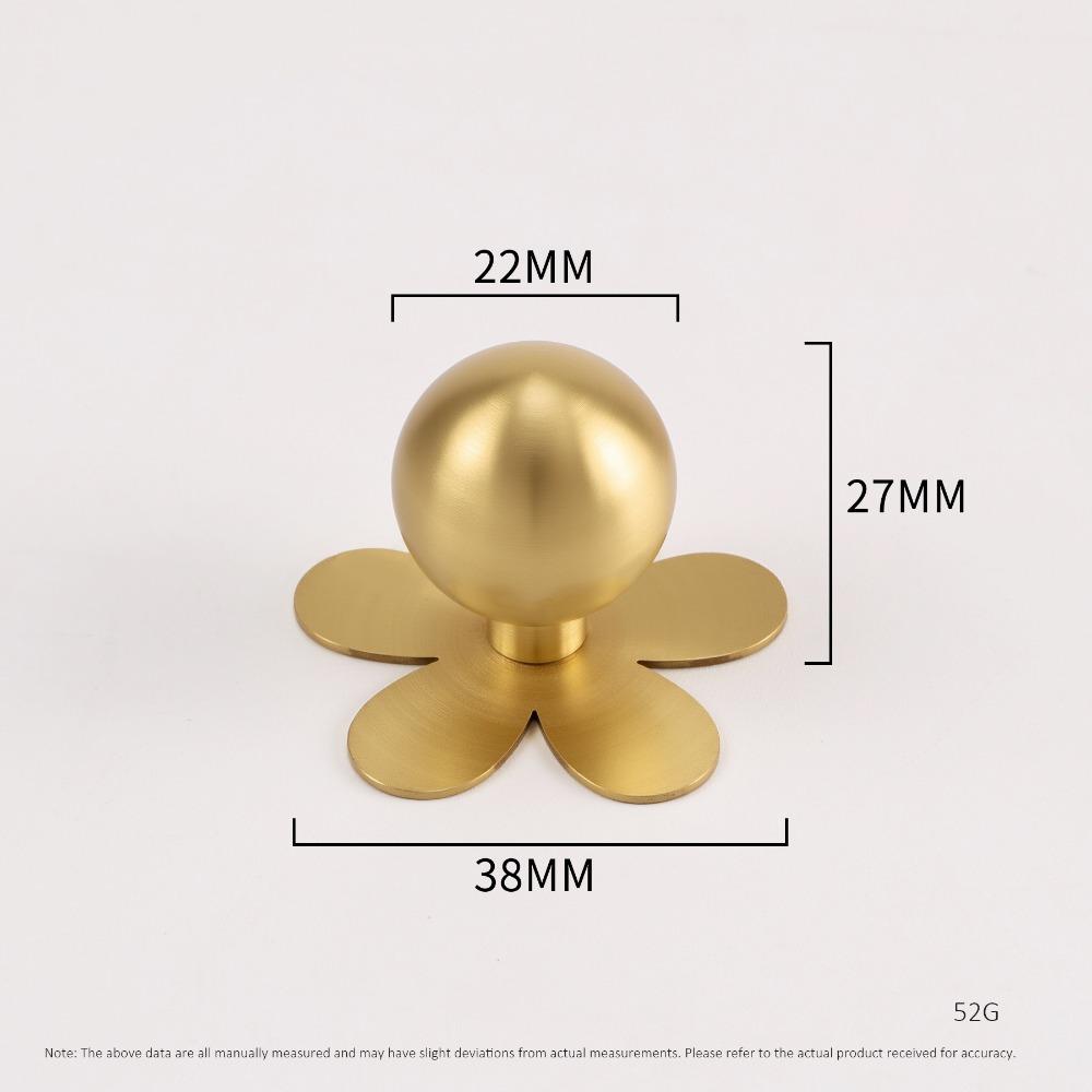 with Backplate Cabinet Pull Brass Cupboard Decorative Knob Modern Door Handle Cabinet Decoration