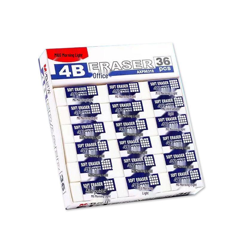 Световой Утренний Ластик 4B Низкопыльный - Большой, Средний, Маленький Варианты для Офиса, Студентов и Художников