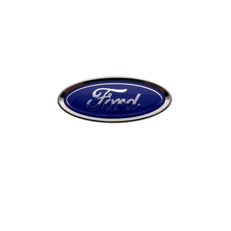 Ford Car Emblem Badge Sticker 11.5x4.5CM | Front Hood & Rear Trunk Tailgate | For Fiesta Ranger Mondeo Focus Escape Kuga Edge GMSBD1