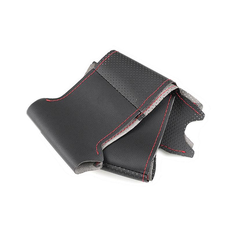 For FIAT Viaggio 2017 Car Hand-Braids Interior Microfiber Leather Steering Wheel Leather Cover Trim Accessories