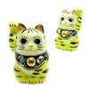 Waza no Kura Lucky Cat Украшение Kutani Ware Chibi Lucky Cat Открытие празднования дня рождения Подарок для пары Подарок Tora-chan