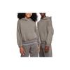 Nike Sportswear Icon Fleece Hoodie Kids Sweatshirt Dark-Gray DQ8884-210