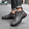Handmade Split Leather Boots Men Shoes Comfortable Ankle Boots For Men Casual Shoes Large Size Tooling Shoes