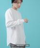 [IMPROVES] [SIDEWAYSTANCE] Waffle Henley Neck Long Sleeve T-Shirt
