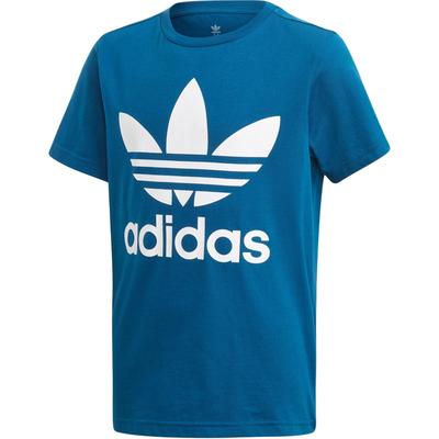 adidas Оригинальная футболка TREFOIL TEE Синяя Подростковая DV2906