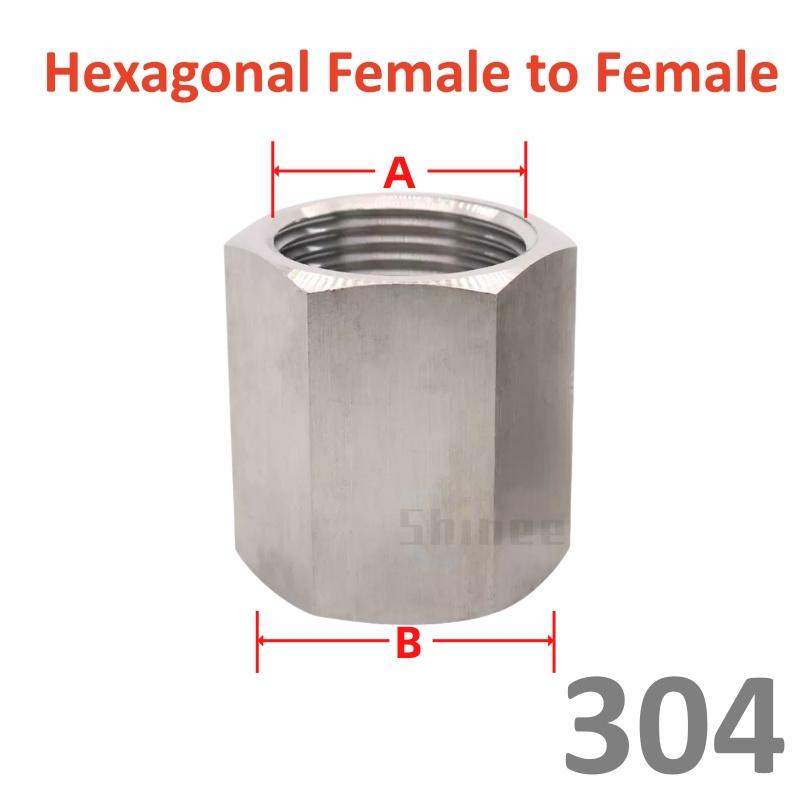 Сантехническое соединение 1/8” 1/4" 3/8" 1/2" 3/4" Нержавеющая сталь 304 Наружная внутренняя резьба Фитинг Переходник Адаптер для британской водопроводной трубы