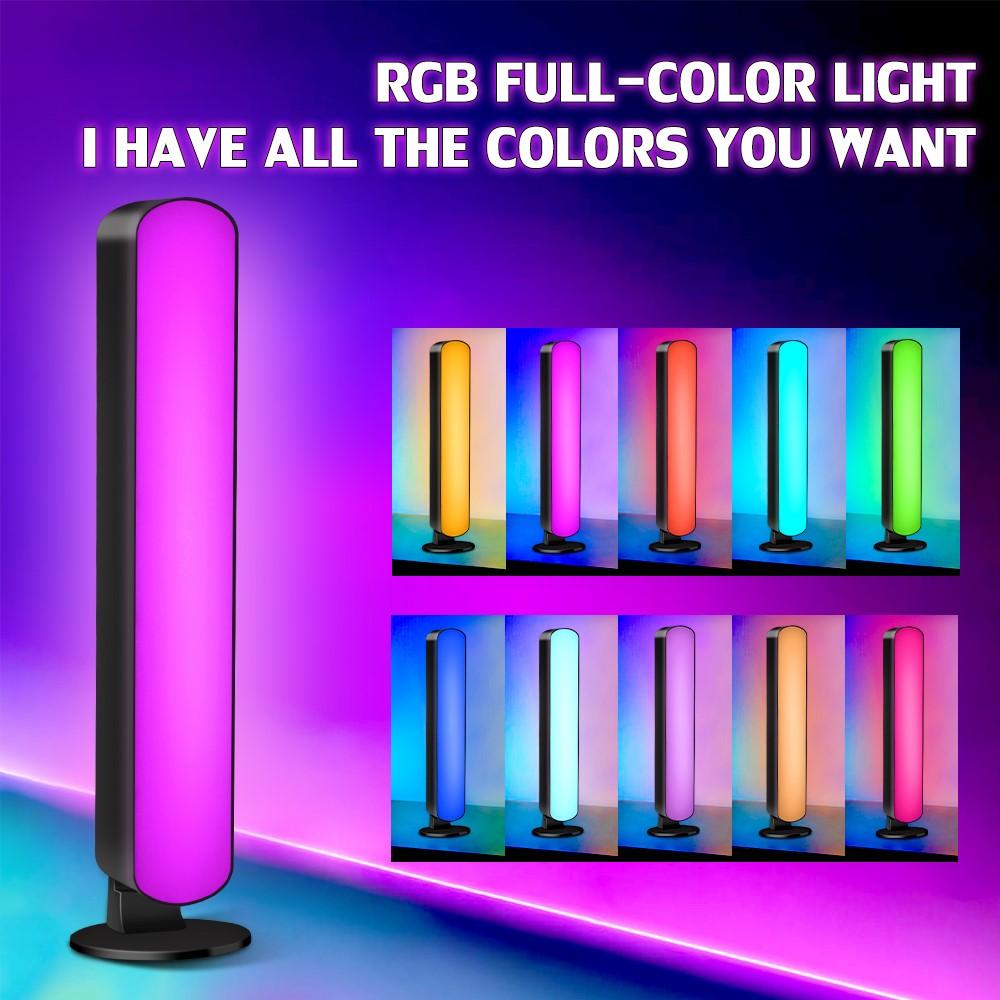 Музыка Синхронизация светодиодные ночные светильники RGB атмосферная лампа с пультом дистанционного управления для игрового телевизора спальня украшение настольная лампа