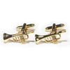 Мастерская запонок Камакура Золотые запонки в виде трубы cf1333