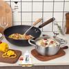 c35670100 two-piece wok & soup pot set