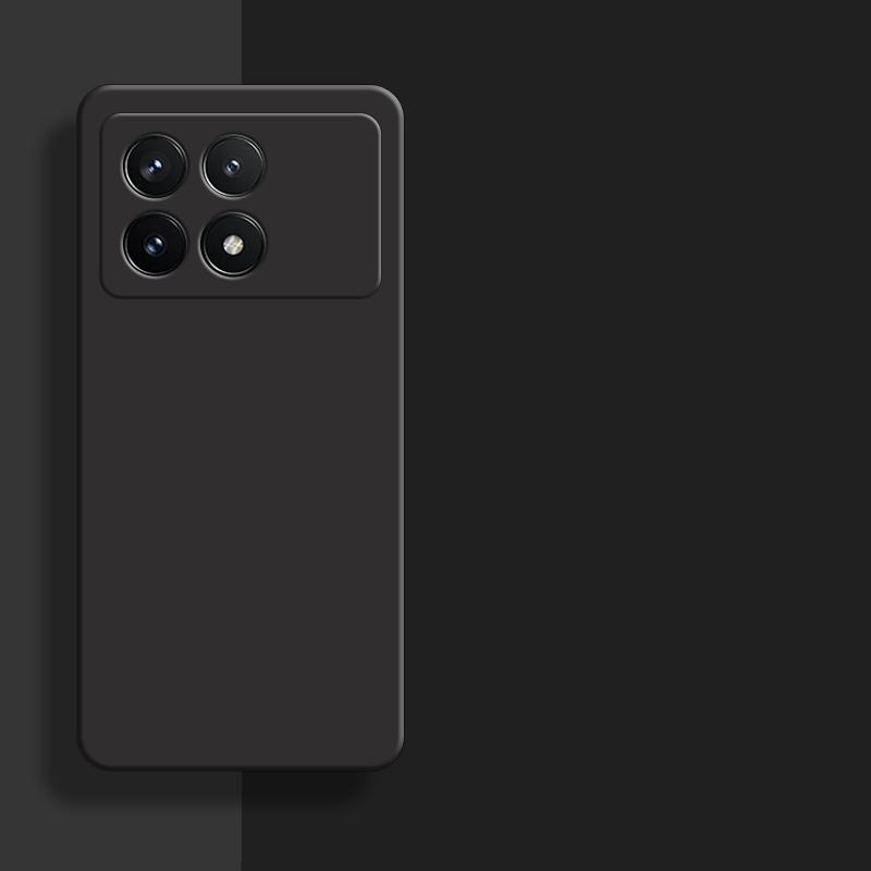 Для POCO F6 Pro Чехол для POCO F6 Pro 5G Чехол 6,67 дюйма Оригинальный жидкий силиконовый резиновый противоударный бампер для Xiaomi POCO F6 Pro