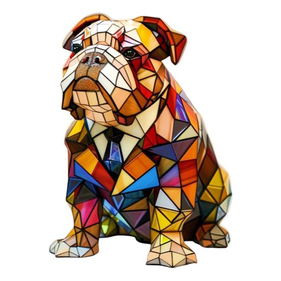 Yousheng Настольная лампа для щенка Винтажная лампа Корги и Мопс Смола Животное Прикроватный столик Ночник Светодиодная настольная лампа на собачью тематику для спальни гостиной офиса