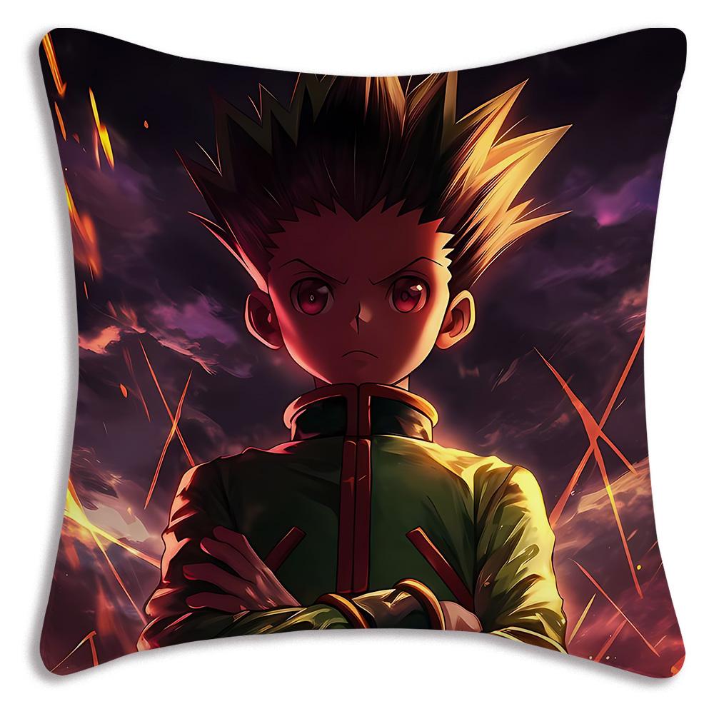 Аниме Для h-Hunter X HunterS Наволочки Мультяшные Диван Декоративные Домашние Двусторонние Печать Короткий Плюш Милая Наволочка