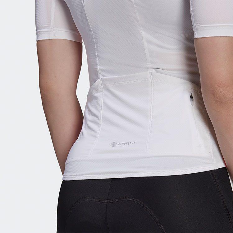 adidas Женские белые футболки с круглым вырезом, умеренного прямого кроя HB0531