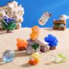 Resin Crafts Marine Animals Fish Ornaments Cute Mini Miniatures Animals Figurines DIY Coral Fish Garden Decorations