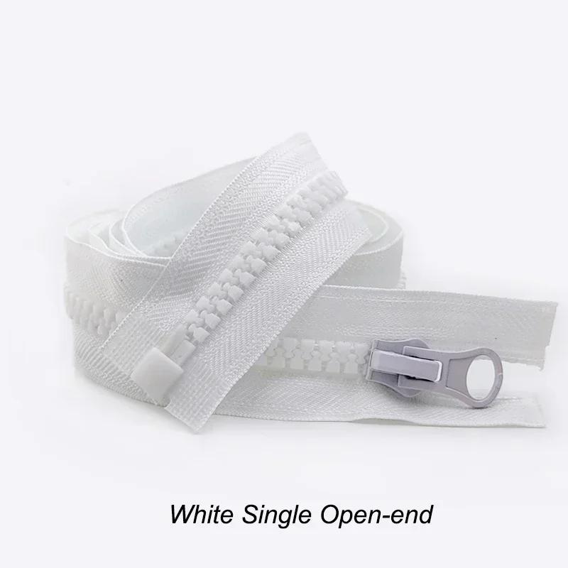 №8 60-500 см Пластиковая молния с двумя бегунками, разъемная, длинная, для шитья пуховика, палатки, ремонтной одежды, аксессуары для DIY