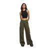 Urban Classics Womens/Ladies Twill High Waist Wide Leg Cargo Trousers