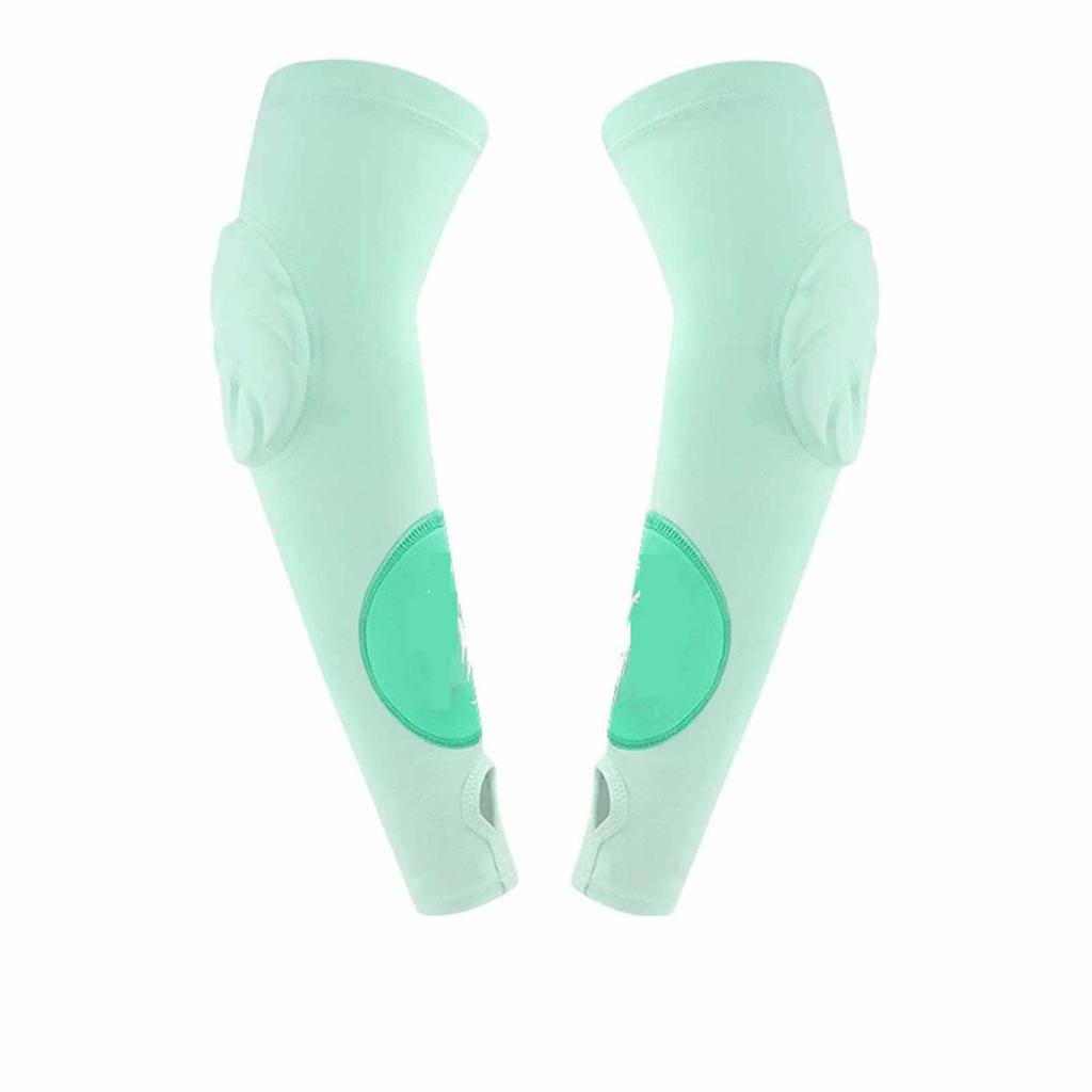 Толстый налокотник для волейбола - Защитный рукав от столкновений, Эластичный спортивный налокотник, Защита пальцев, локтей, запястий для тренировок и соревнований