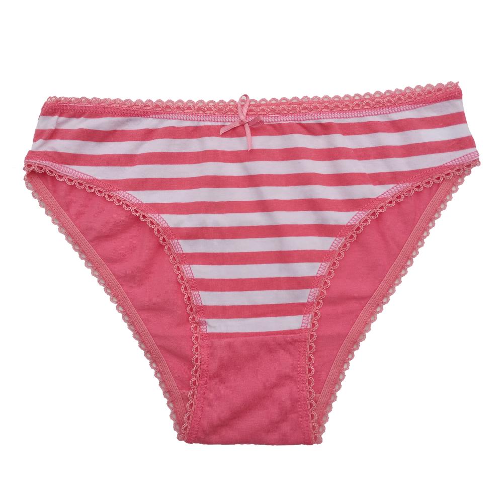 Сексуальные трусики для женщин, хлопковое мягкое женское нижнее белье, комплект кружевных трусов, женское полосатое бикини, нижнее белье, 6 шт./лот