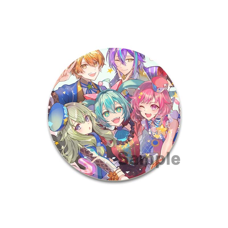 32/44/58 мм Project Sekai Wonderlands X Showtime Pin ручная работа брошь для одежды мультяшный косплей значок украшение на рюкзак ювелирные изделия подарок