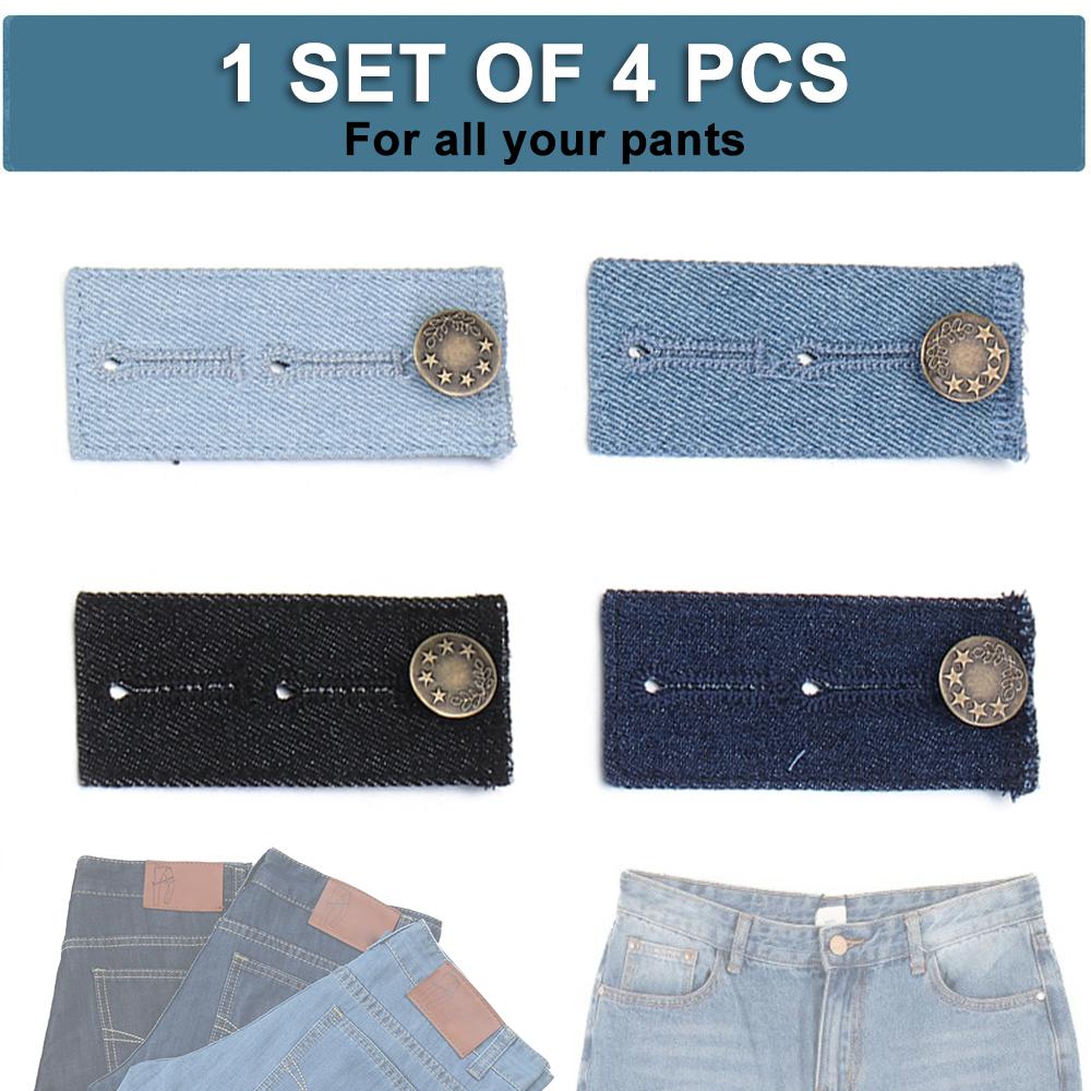 Waistband Clothes Fastener Jeans Waist Extension Snap Sewing Accessories Pants Extenders Buttons