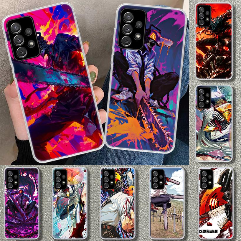 Чехол для телефона Chainsaw Man Denji для Samsung Galaxy A12 A22 A32 A52 A72 A02S A51 A50S A31 A20S A10S Note 20 Ultra 10 Plus Ga