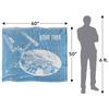 Star Trek Enterprise Silky Blueprint Supersoft Blanket