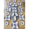 Jasmine Pattern 24 Piece Tea Plate Breakfast Set for 8 People