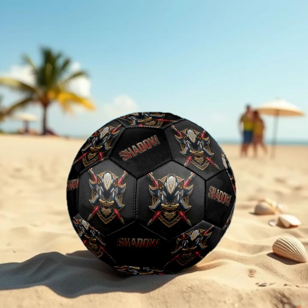 1pc Sonic the Hedgehog Football Soccer Ball Size 5 Indoor Soccer Ball Fashion Colorful Backyard Game -Great For Sports Fans Gift HE37