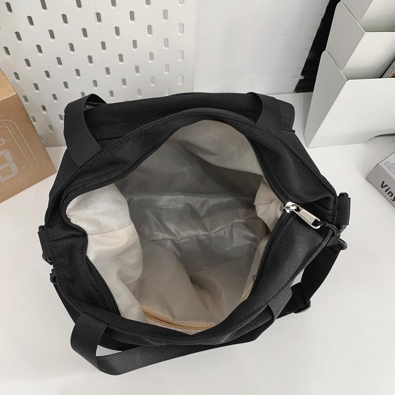 Women's Handbag Color Block Men's Messenger Bag Large Capacity Student Class Shoulder Bag