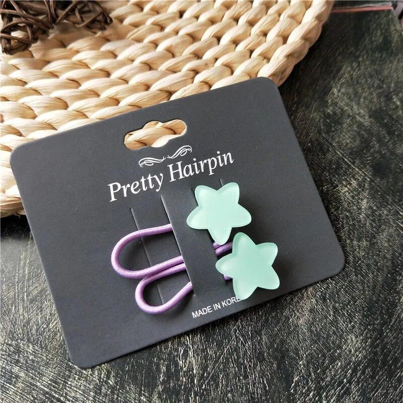 2 шт. эластичные ленты для волос для маленьких девочек, яркие цвета, кольцо для волос, веревка для волос, детские головные уборы, детские аксессуары для малышей