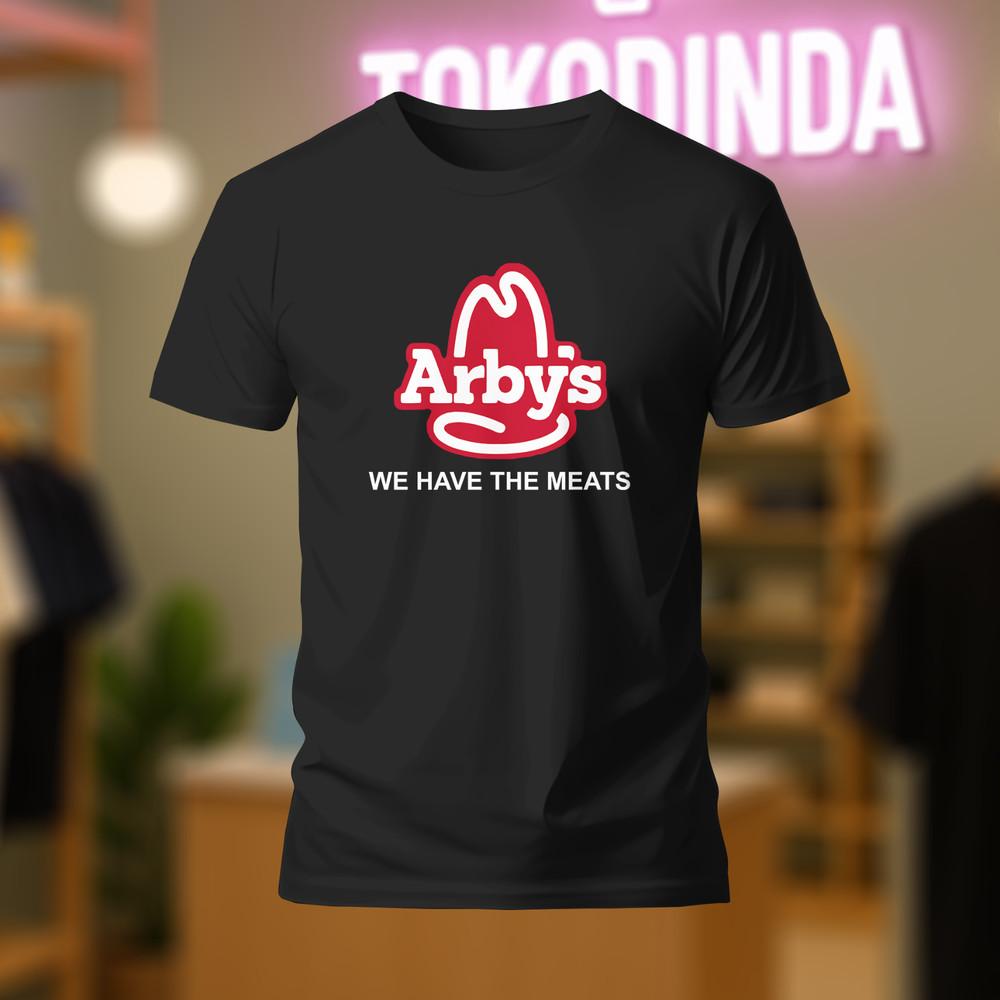 Футболка с логотипом ресторана Arbys, смешная, сделано в США, S-5XL, унисекс