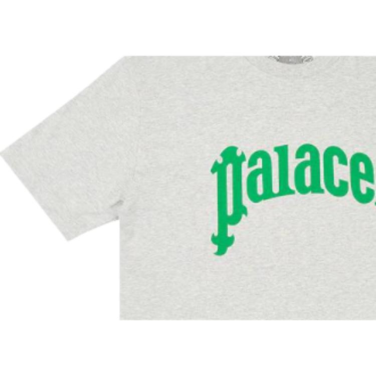 Palace Футболка Gassy Серая меланжевая топы унисекс P26TS061