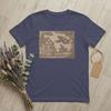 18th Century European Woodcut Prints T Shirt Unisex 100 Cotton Humor TShirt Crew Neck Flying Witch Tee Shirt merchandise Original