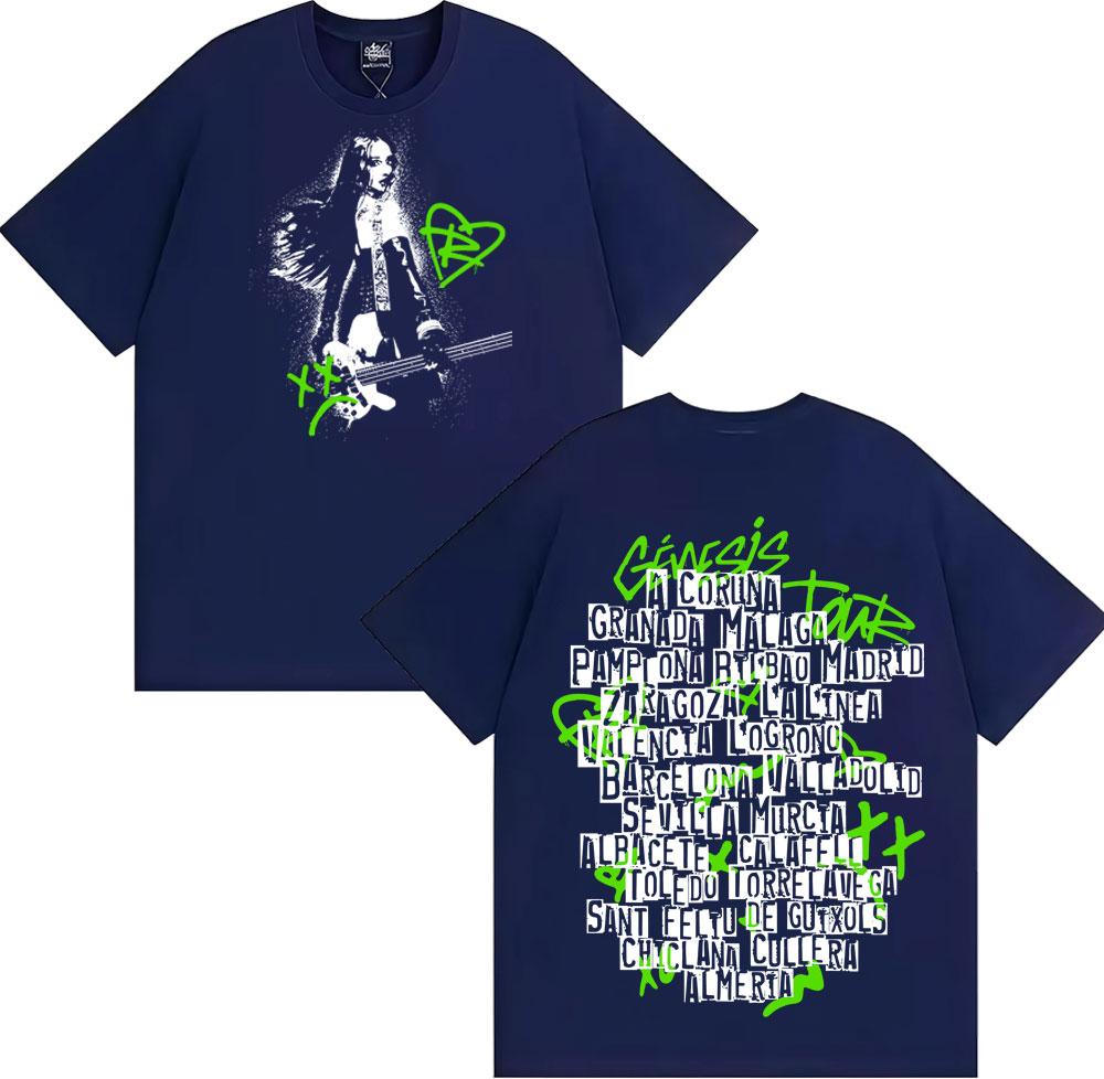 2025 Summer Singer Ruslana Album Flat Tshirt Mens Fashion Pure Cotton Aesthetic Tshirt Hiphop Pop Music Casual Tshirt