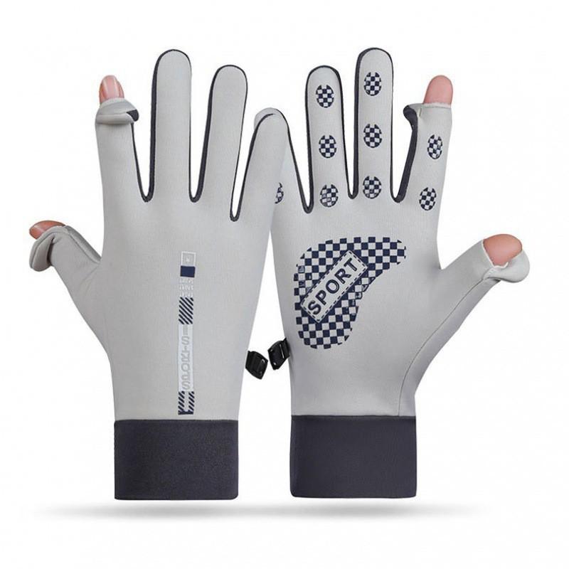 Unisex Windproof Water-Resistant Stretch Gloves With Fleece Lining Outdoor Cycling Touchscreen Compatible