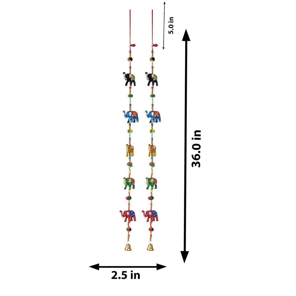 Elephant Wall Hanging Feng Shui Main Door Wall Hanging Latkan Toran For Pooja Garden Hall Home Decoration For Home