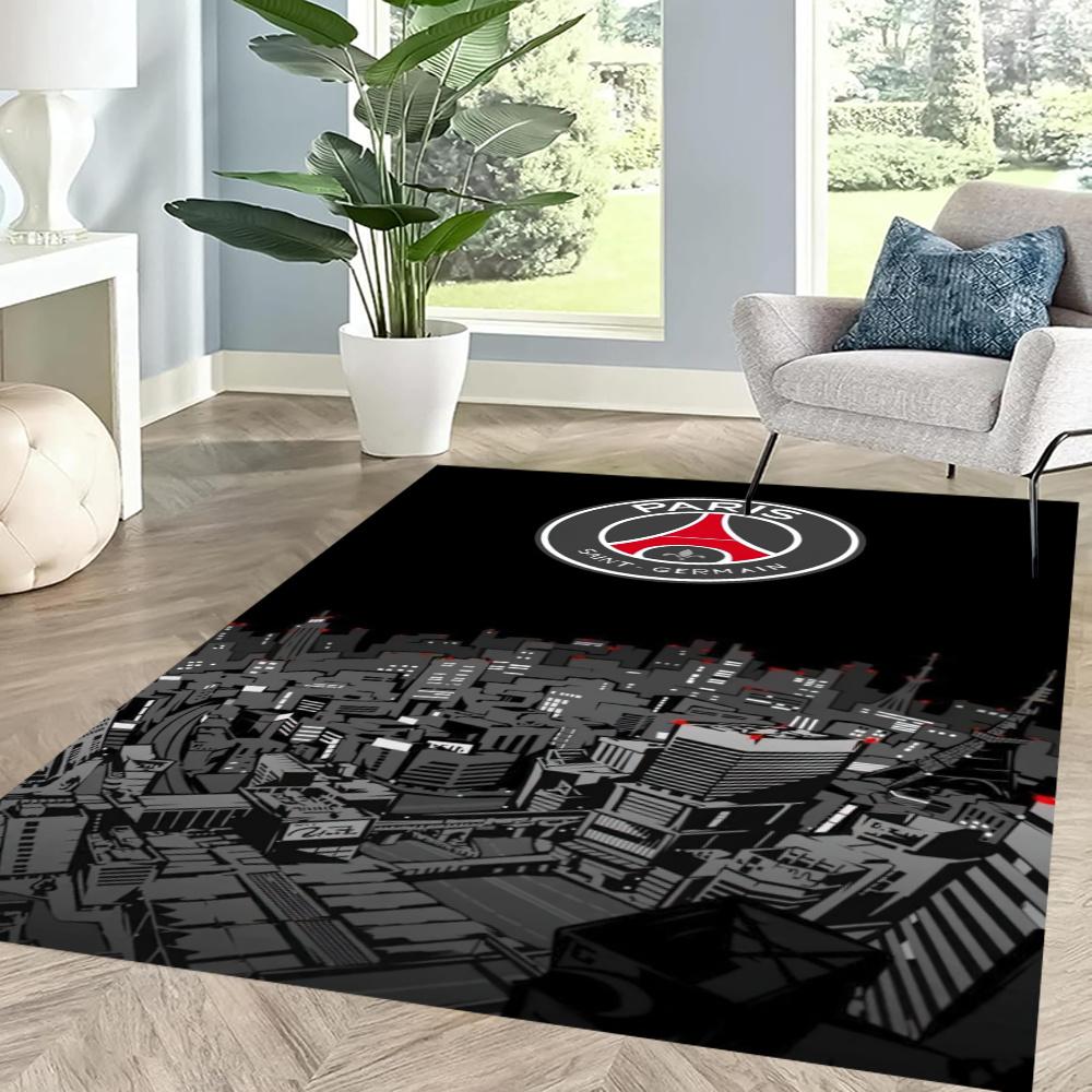 Paris Saint Germain Area Rug Suitable For Dining Room Bedrooms Outdoor Study Room Antislip Carpet Office Home Decor Wedding Party Gift
