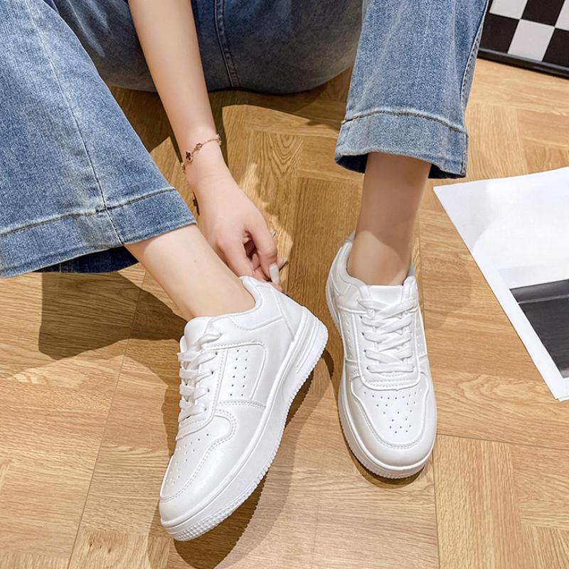 Весенние и осенние женские туфли белого цвета для повседневного ношения, модные теннисные туфли для женщин, спортивная обувь для активного отдыха, повседневные туфли для серфинга с толстой подошвой