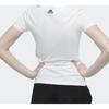 adidas Футболка с круглым вырезом Originals Trefoil, женские топы, белая EC4745