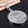 50 Years Perpetual Calendar Keyring Unique Compass Metal KeyChain Gift