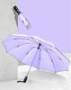 Hot Sell10K Reflective Parapluie Automatic Inverse Umbrella For Car Foldable Umbrella Rain Men Women Black Coating Sun Umbrella