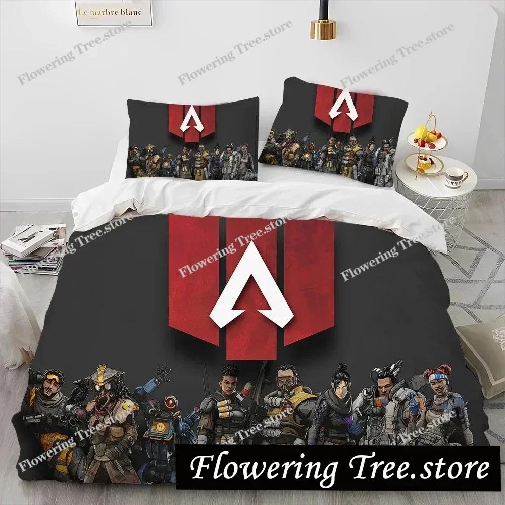 3D Печать A-Apex Legends Комплект постельного белья Пододеяльник Комплект для кровати Чехол для одеяла Наволочка Одеяло king Queen Size Для мальчиков Взрослый Комплект постельного белья0