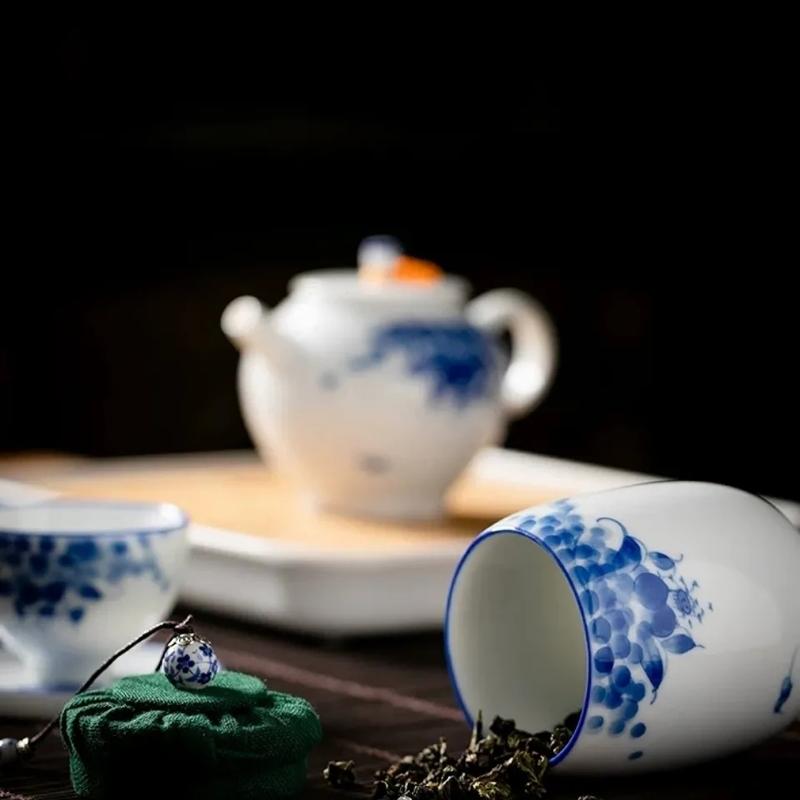 Керамический герметичный чайный компакт-диск, простой, портативный, небольшой, для хранения, японский чайный набор в стиле кунг-фу, влагостойкая банка для чая
