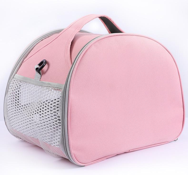 Compact and Breathable Foldable Hamster Carrier Handbag for Small Pets