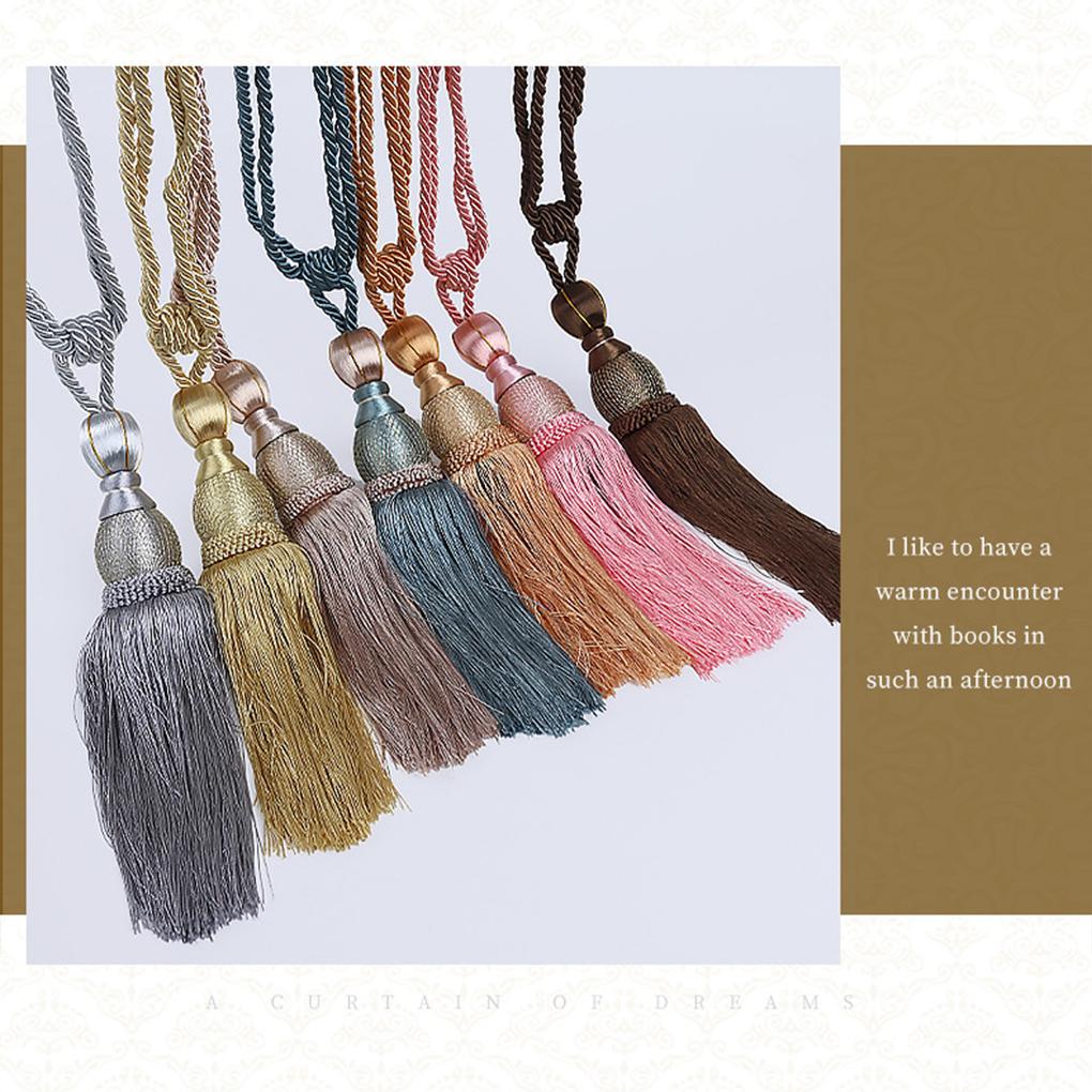 2 шт. полиэстер модная кисточка для штор подхват для украшения дома комнатные аксессуары плетение многоцелевое прочное