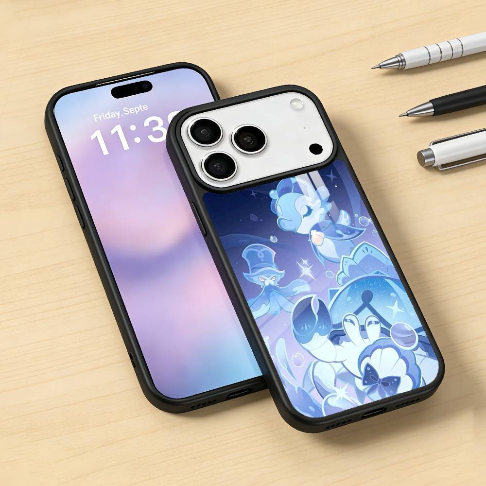 Чехол для телефона Furina G-Genshin Impact Для iPhone17,16,15,14,13,12,Pro,Max,Магнитный Для беспроводной зарядки Magsafe
