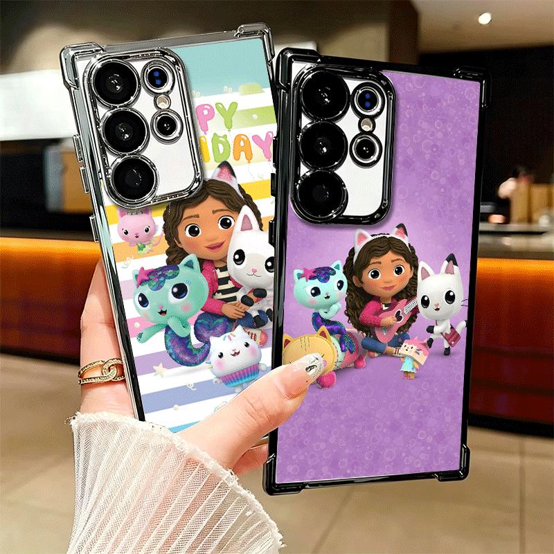 G-Gabbys Dollhouse Мультяшный Чехол для Телефона с Покрытием для Samsung Galaxy S24 S25 FE S26 Edge S23 Ultra S22 S21 Plus S20 Противоударный Airaba