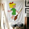 Bibi Blocksberg Wall Tapestry Aesthetic Wall Hanging Printed Fabric Blanket Decorative Tapestries for Bedroom Living Room Home Decor