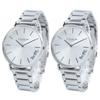 Storage Box Pair Watch Perry Boys Pair Matching 2 Pieces Simple Silver Stainless Steel 1450334414503344 Watch [Coach] [Item]